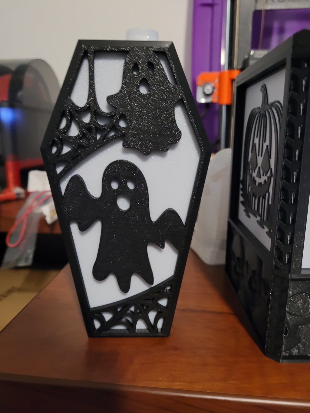 Tea Light Halloween Coffins