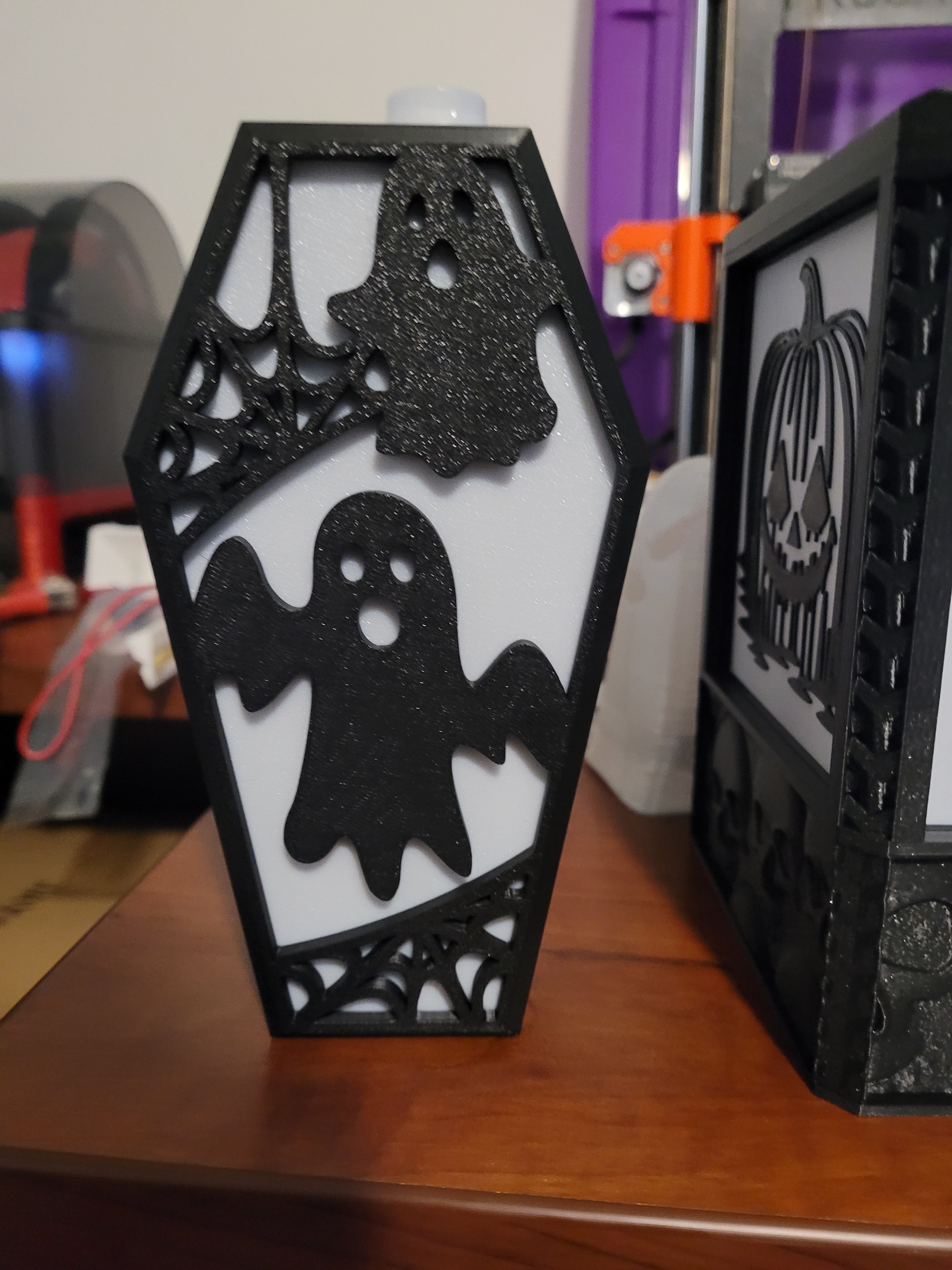 Tea Light Halloween Coffins