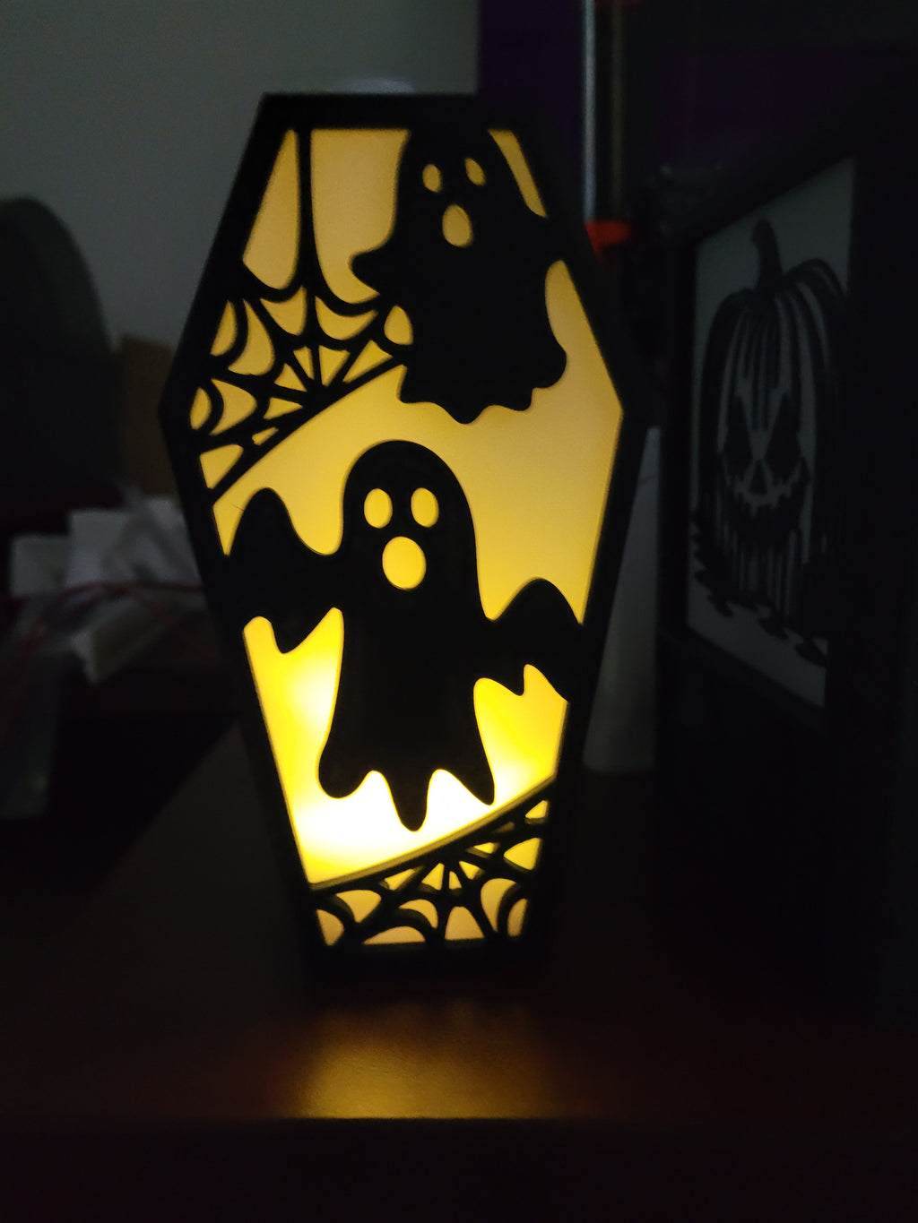 Tea Light Halloween Coffins