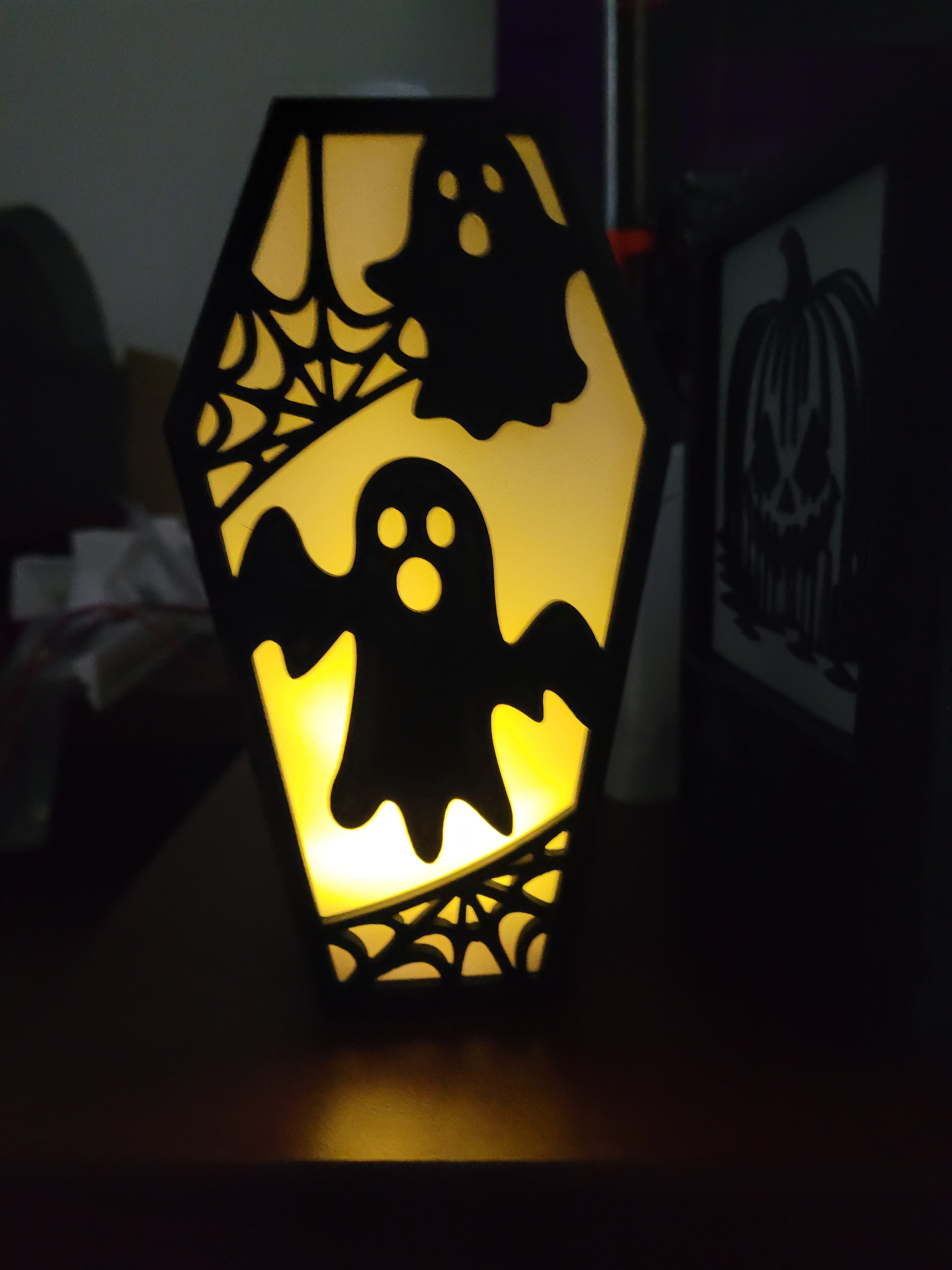 Tea Light Halloween Coffins
