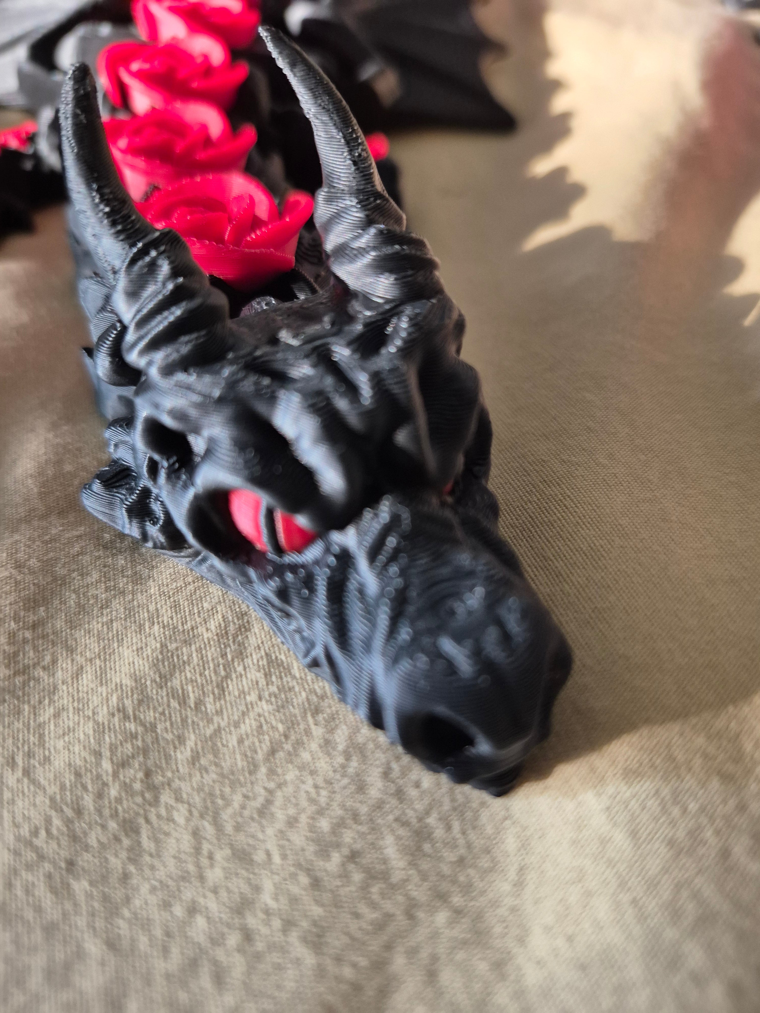 Rose Dragon with Wings