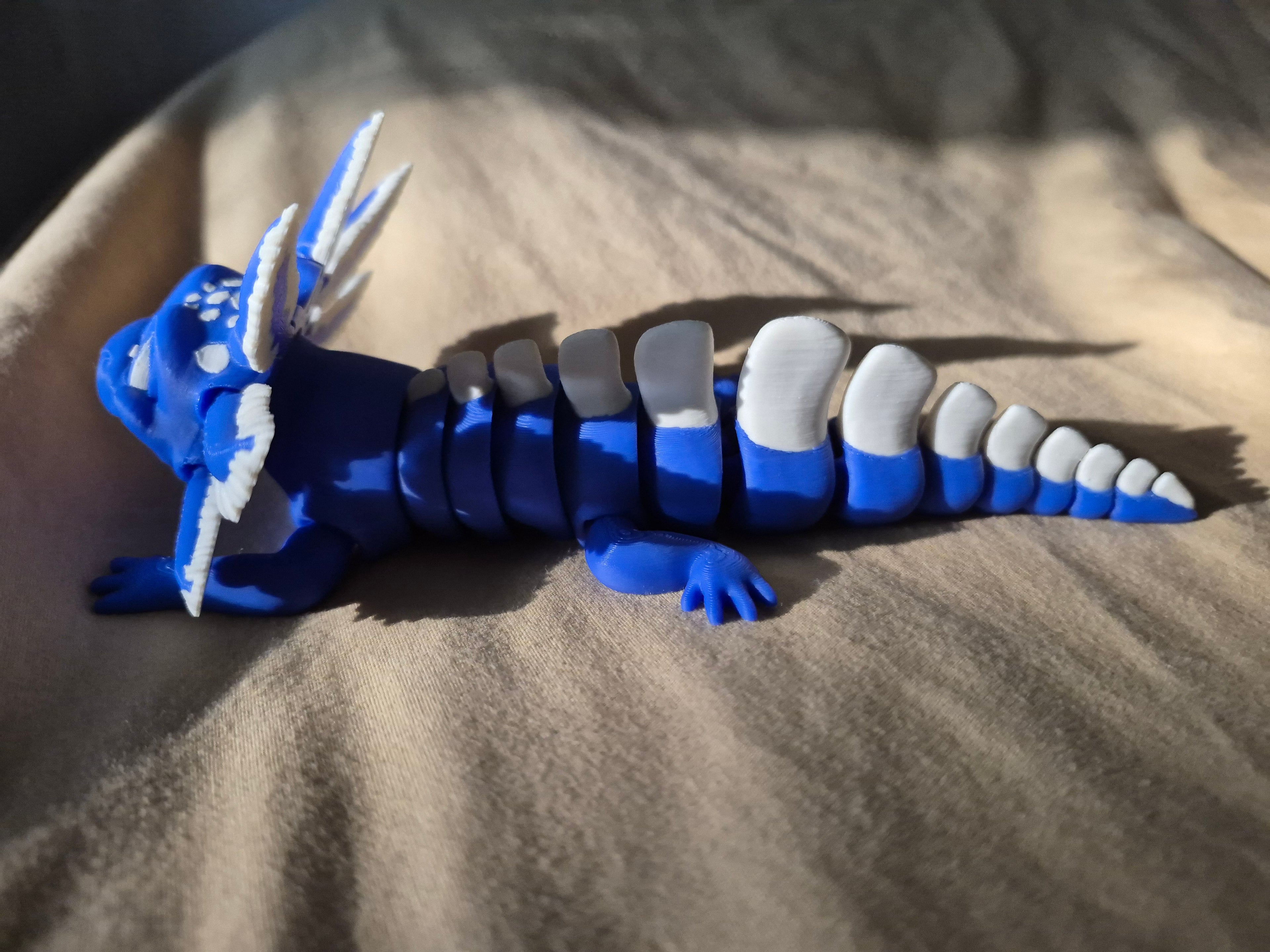 Blue Ice Pop Axolotl